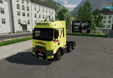 Renault TRanger PINDERверсия 1.0.0.0 для Farming Simulator 2022