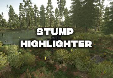Stump Highlighterверсия 1.0.0.0 для Farming Simulator 2025