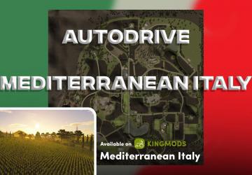 AutoDrive Meditteranean Italyверсия 1.0.0.0 для Farming Simulator 2025