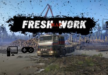 Карта «Fresh work»версия 1.2.9 для SnowRunner (v17.0)