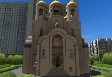 Новая текстура храмаверсия 1.0 для City Car Driving (vВсе)