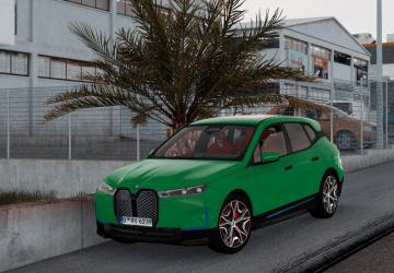 BMW IX M60 2023версия 1.6 для Euro Truck Simulator 2 (v1.54.x)