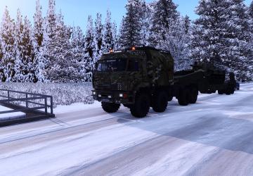 Зима для Суровой России. Забайкалье R12версия 1.0 для Euro Truck Simulator 2 (v1.54.x)