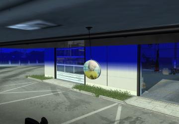 Круглый брелок «Виктор Цой»версия 2.0 для Euro Truck Simulator 2 (v1.54)