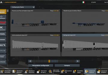 All Trailers Unlockedверсия 1.0 для Euro Truck Simulator 2 (v1.54.x)