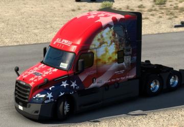 Комбо Пак скинов для прицепов и грузовиковv8.0 для American Truck Simulator (v1.45.x)