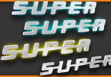 Super interior LED Logo Addonверсия 1.1 для Euro Truck Simulator 2 (v1.54.x)