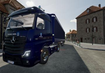 Mercedes Actros 2020 - Kuehne+Nagel Groupv1.0.0.0 для Farming Simulator 2022