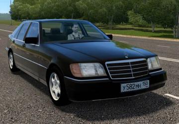 Mercedes-Benz W140 S600версия 1.0 для City Car Driving (v1.5.8)