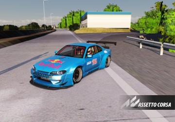 Nissan S15 Silvia F1 2000версия 1.1 для Assetto Corsa