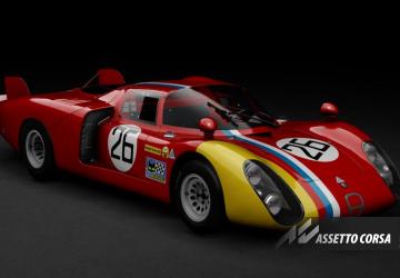WSC69 Alfa Romeo T33/2 Coda Lungaверсия 1.0 для Assetto Corsa