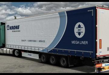 Krone Profiliner SDP27 & Megalinerверсия 1.4 для Euro Truck Simulator 2 (v1.54.x)