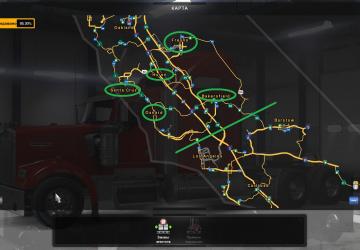 Изменение города Eurekaверсия 1.2 для American Truck Simulator (v1.0.0.4)