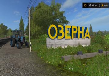 Карта «Озерна»версия 1.2.2 для Farming Simulator 2017 (v1.5.1.0)