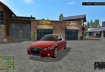 Audi Rs4версия 1.0 для Farming Simulator 2017 (v1.5.3.1)