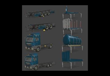 MAN Transport Pack PC Versionверсия 2.0 для Farming Simulator 2019 (v1.7.1.0)