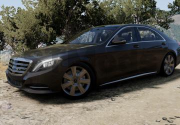 Mercedes-Benz S-Class (W222)версия 1.0 для BeamNG.drive (v0.32.x)