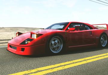 Ferrari F40версия 1.0 для BeamNG.drive (v0.32.x)