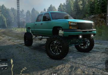 SEMA Chevy Silverado (Cateye) 2007версия 1.1 для SnowRunner (v16.1)
