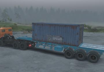 Серия:« Перевозчики» - «Контейнеровоз» и «Контейнеровоз 2»v1.0 для SpinTires (v03.03.16)