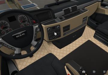 Ковры на MAN TGX EURO6 BY GLOOVERдля Euro Truck Simulator 2 (v1.53)
