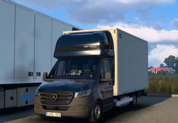 Mercedes-Benz Sprinter Tourer Megamodверсия 1.2 для Euro Truck Simulator 2 (v1.54.x)