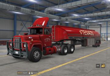 Cкин и грузы для цистерны «Duel»версия 1.2 для American Truck Simulator (v1.38-1.43)