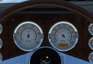 International 9900i Improved Dashboardверсия 1.0 для American Truck Simulator (v1.43.x)