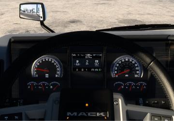 Mack Anthem Improved Dashboardверсия 1.0 для American Truck Simulator (v1.43.x)