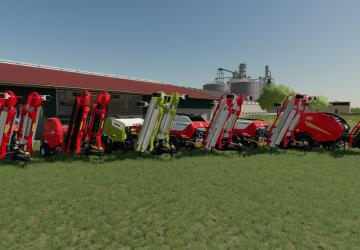 Round Balers Pack With Windrowerверсия 1.0.0.0 для Farming Simulator 2022