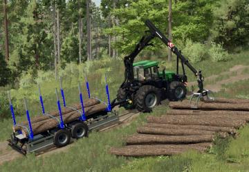 Lizard Short Wood Trailer Packверсия 1.0.0.0 для Farming Simulator 2025