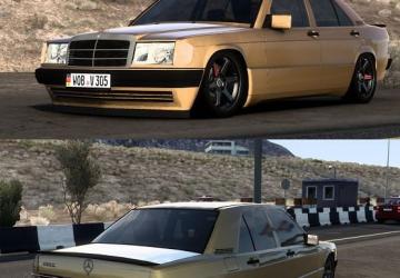 Mercedes-Benz 190Eверсия 3.7 для Euro Truck Simulator 2 (v1.54.x)