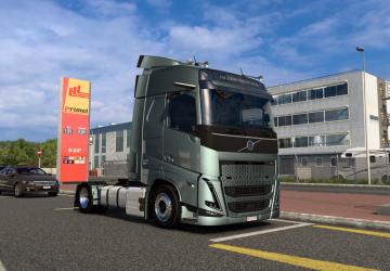 Low deck chassis addon for Volvo FH4 SCSv1.2 для Euro Truck Simulator 2 (v1.54.x)