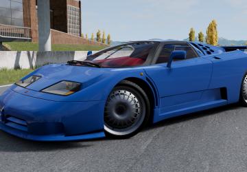 Bugatti EB110версия 1.0 для BeamNG.drive (v0.32.x)