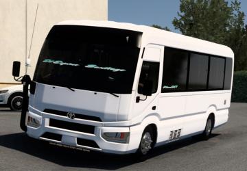 Toyota Coaster 2022версия 1.0 для American Truck Simulator (v1.43.x)