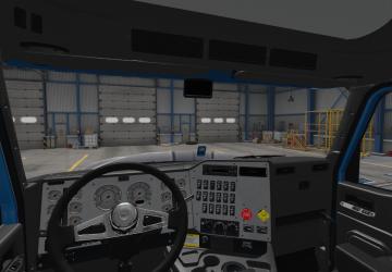 Темный интерьер для International 9900iверсия 1.5 для American Truck Simulator (v1.43.x)