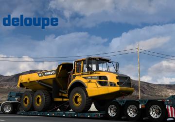 Corby Deloupe Lowboyверсия 1.0 для American Truck Simulator (v1.43.x)