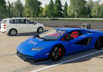 Lamborghini Countach 2022версия 1.0.0.0 для Farming Simulator 2019 (v1.7x)