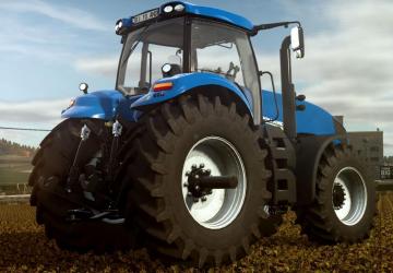 New Holland T8 South Americaверсия 1.1.0.0 для Farming Simulator 2025 (v1.15)