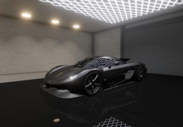 Карта «Garage Showroom»версия 1.0 для BeamNG.drive (v0.32.x)