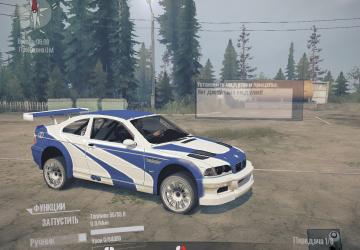 BMW M3 GTRверсия 07.12.22 для Spintires: MudRunner (v25.02.21)