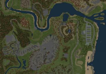 Карта «Серебристые горы» хардкорверсия 1.1 для Spintires: MudRunner (v25.02.21)