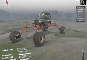 УАЗ паукдля SpinTires (v03.03.16)