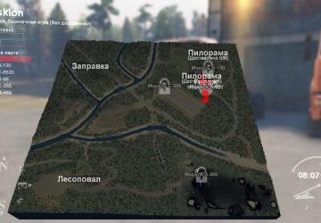 Карта «Склон»версия 1.2 для SpinTires (v03.03.16)