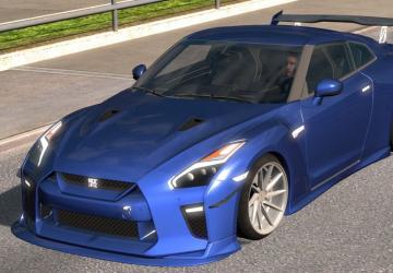 Nissan GTR 2017версия 03.10.20 для American Truck Simulator (v1.38.x)