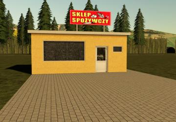 Polish Shop (Prefab*)версия 1.0.0.0 для Farming Simulator 2019