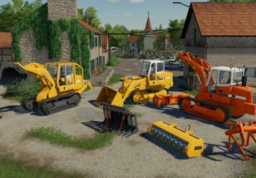 Crawler Loader Liebherr 622 Packверсия 1.0.0.1 для Farming Simulator 2019 (v1.7.x)