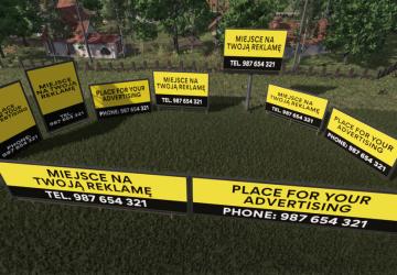 Placeable Billboards Packверсия 1.0.0.0 для Farming Simulator 2022
