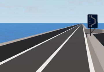 Карта «Long Expressway Bridge»версия זיבן для BeamNG.drive