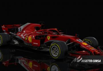 F1 2018 sf71hверсия 1.0 для Assetto Corsa